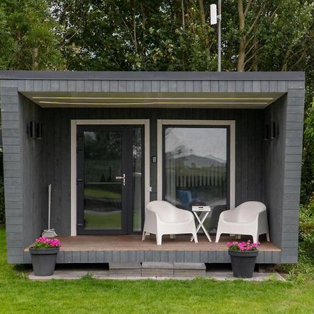 فيلا Tiny House Aan Het Water Op De Appelhof Wommels المظهر الخارجي الصورة